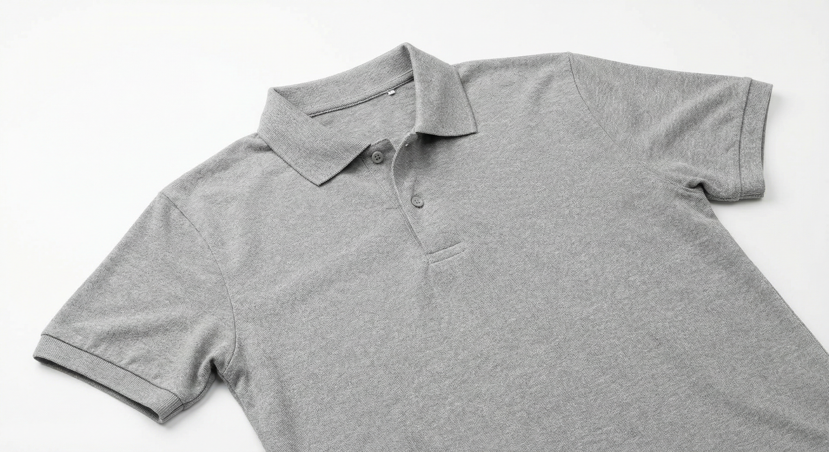 Grey polo shirt